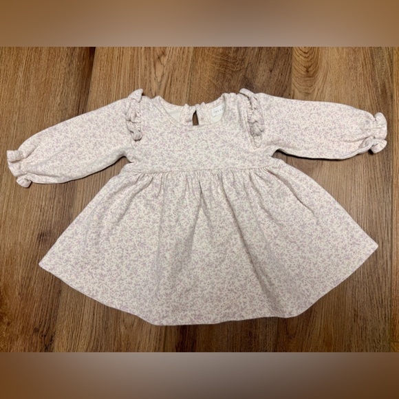 Jamie Kay Pastel Floral Dress and Leggings Set Ruffles and Keyhole Detail 1yr - Picture 4 of 8